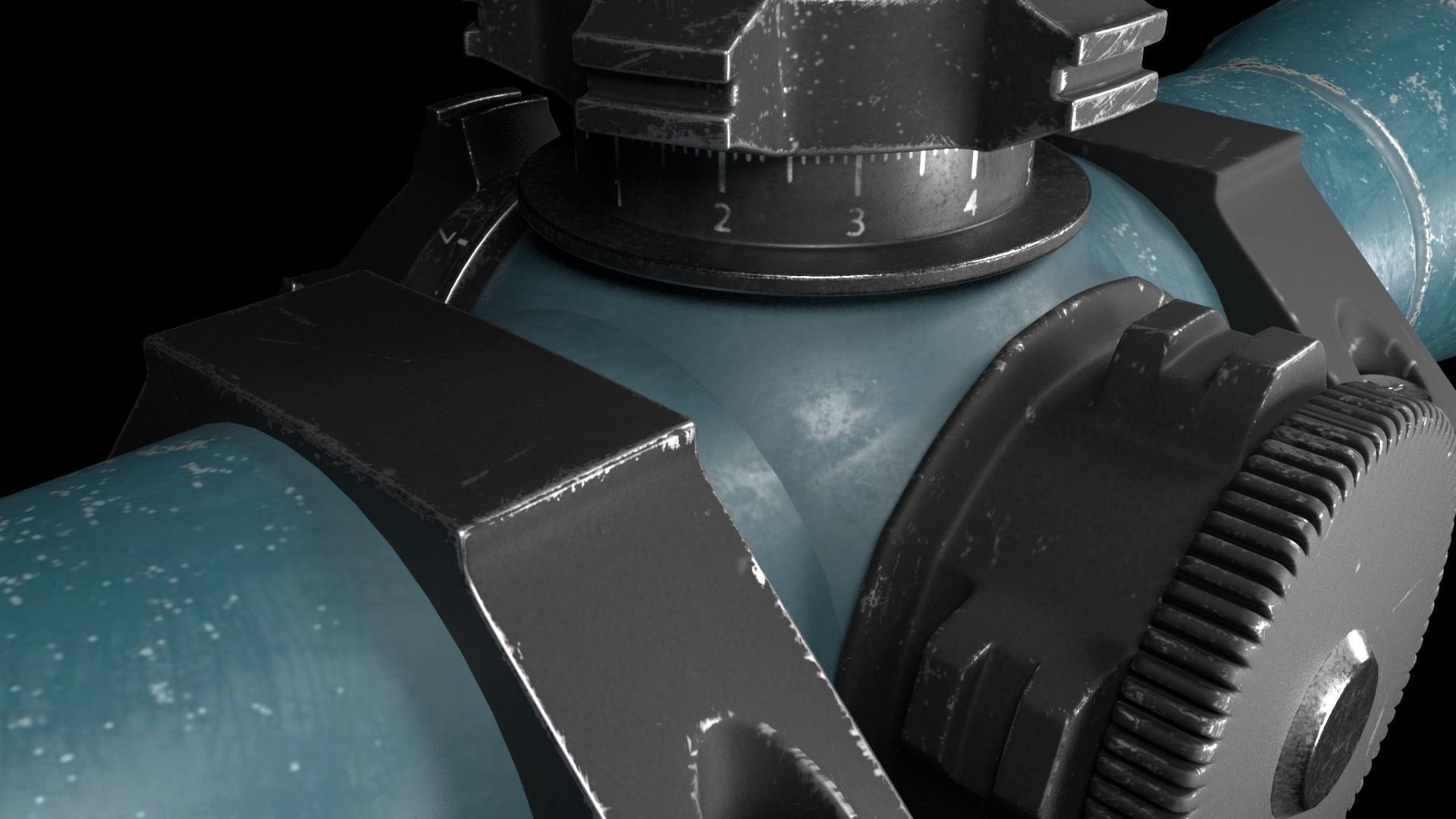 scope model sniper Free 3D model_2