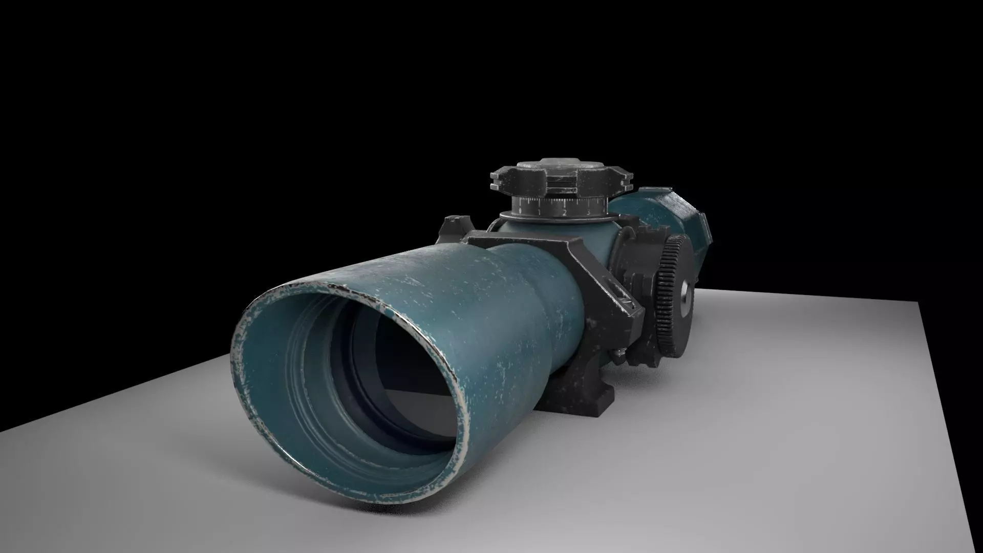 scope model sniper Free 3D model_0
