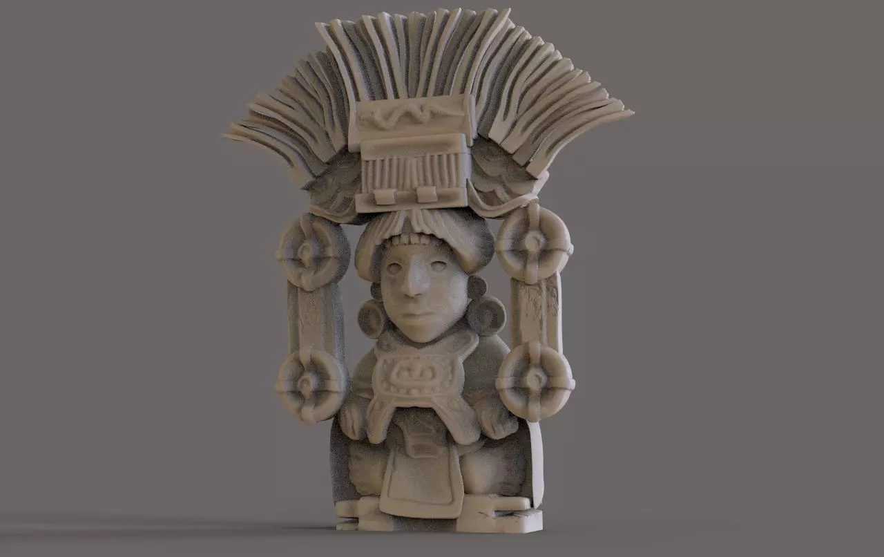 Mayan Figurine 3 3D print model
