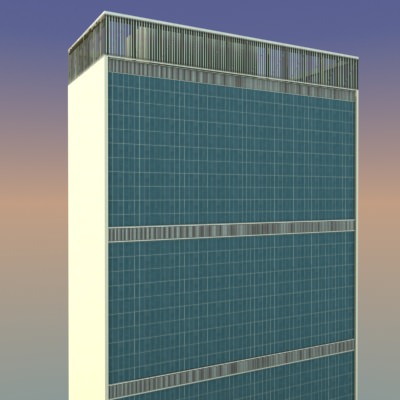 United Nations Building NYC 3D model_7