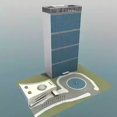 United Nations Building NYC 3D model