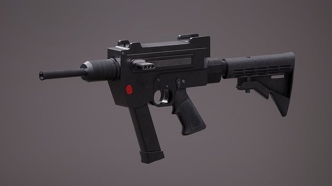 A-M20 PRB Rigged Low-poly 3D model