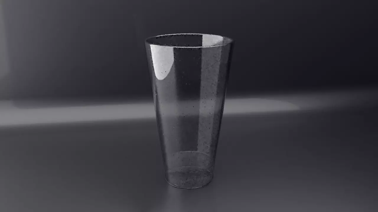 Glass Cup 3D model_0
