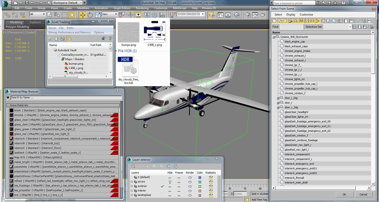 Cessna 408 SkyCourier 3D model_26