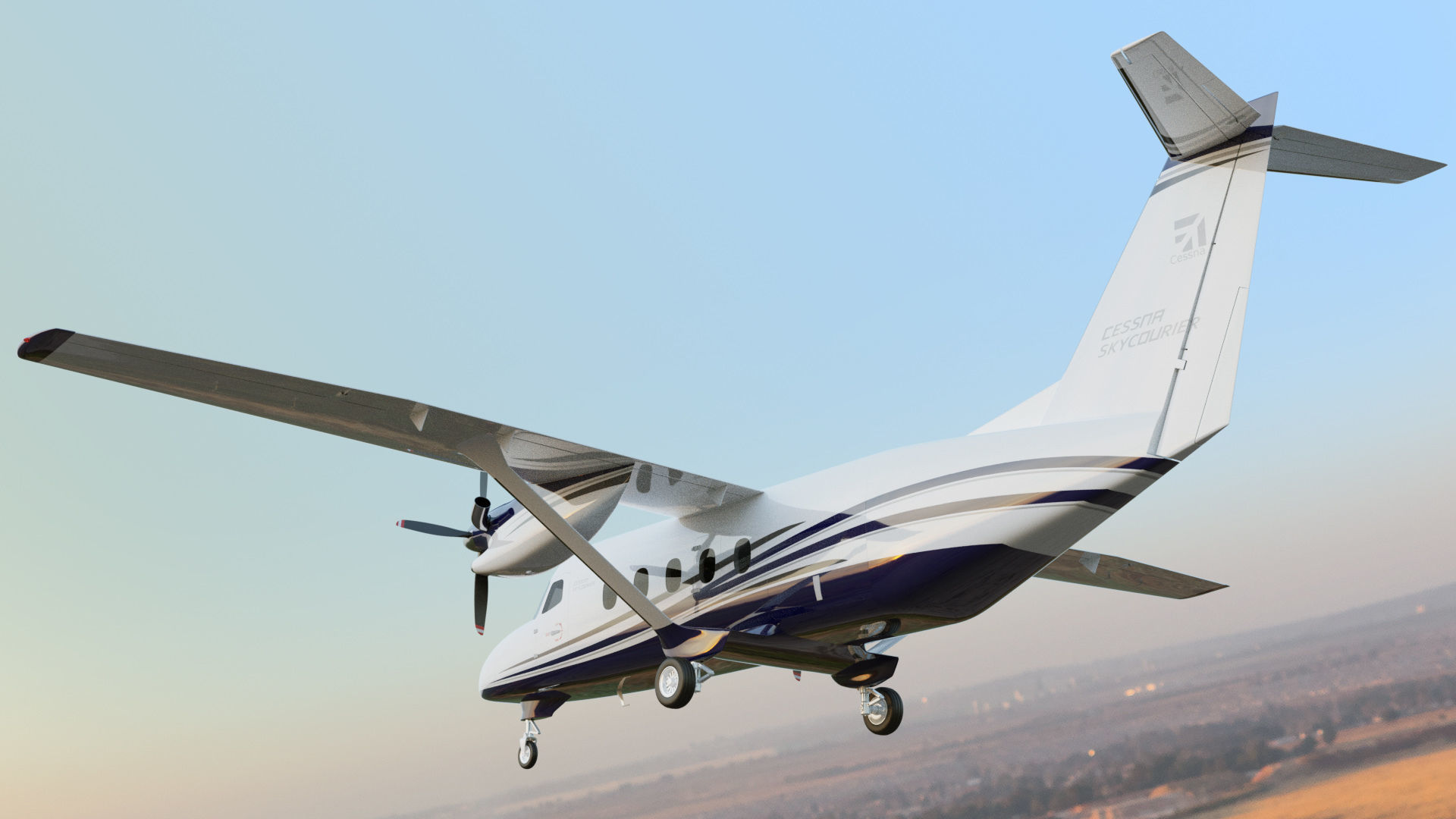 Cessna 408 SkyCourier 3D model_4