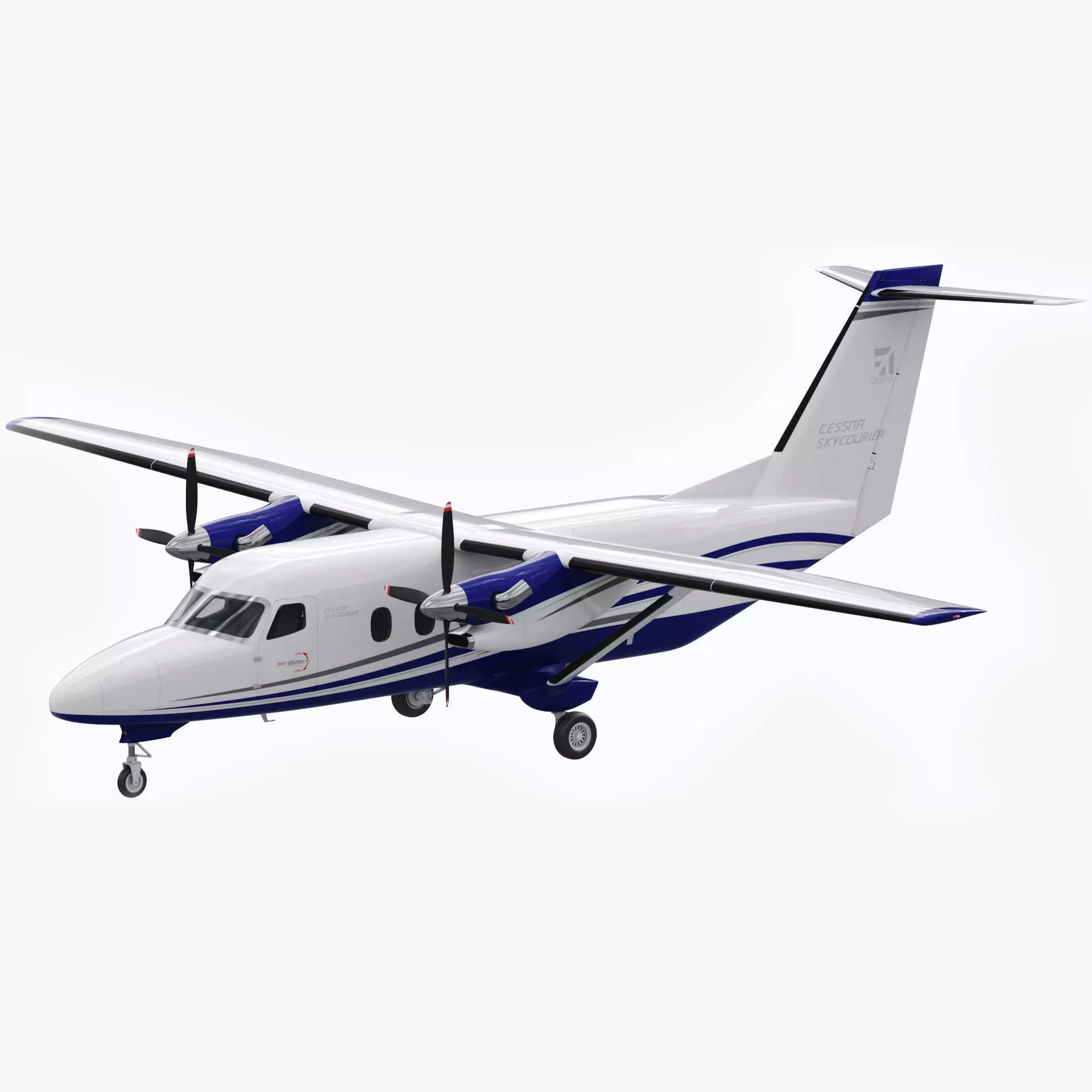 Cessna 408 SkyCourier 3D model_0