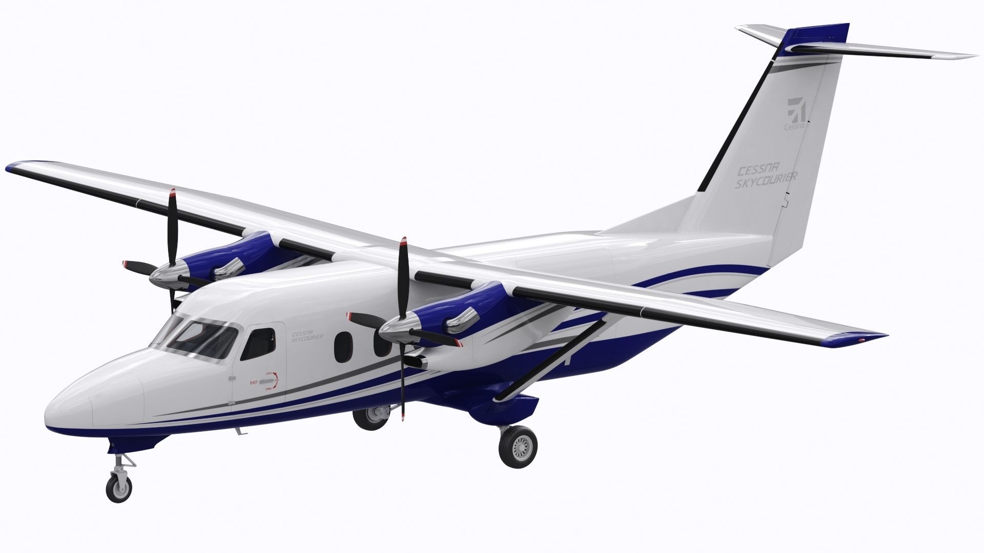 Cessna 408 SkyCourier 3D model_1