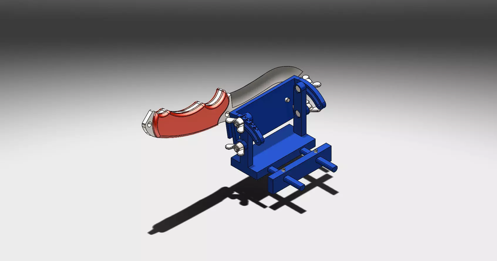 KNIFE SHARPENING GUIDE FOR BELT SANDER 3D print model