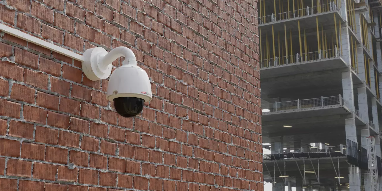Hikvision PTZ Speed Dome Security CCTV Camera Free low-poly 3D model