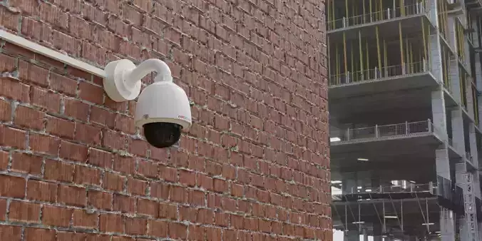 Hikvision PTZ Speed Dome Security CCTV Camera Free low-poly 3D model