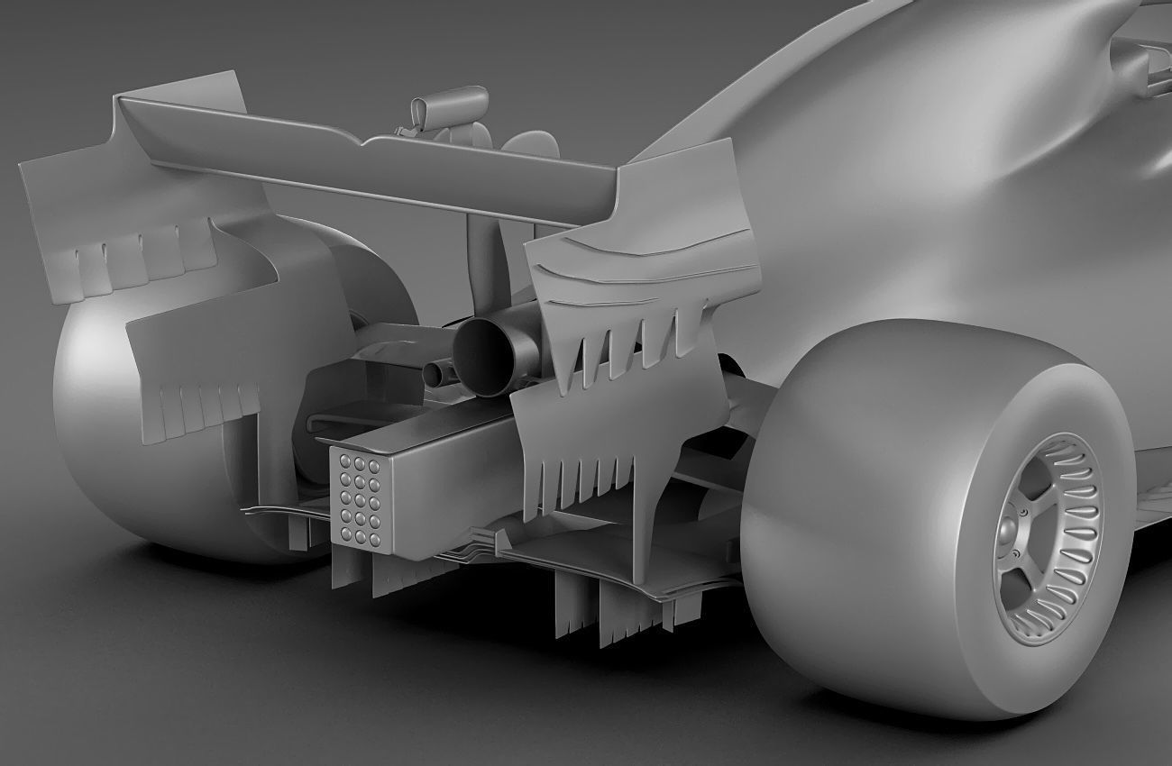 Generic F1 racing car 3D model_23