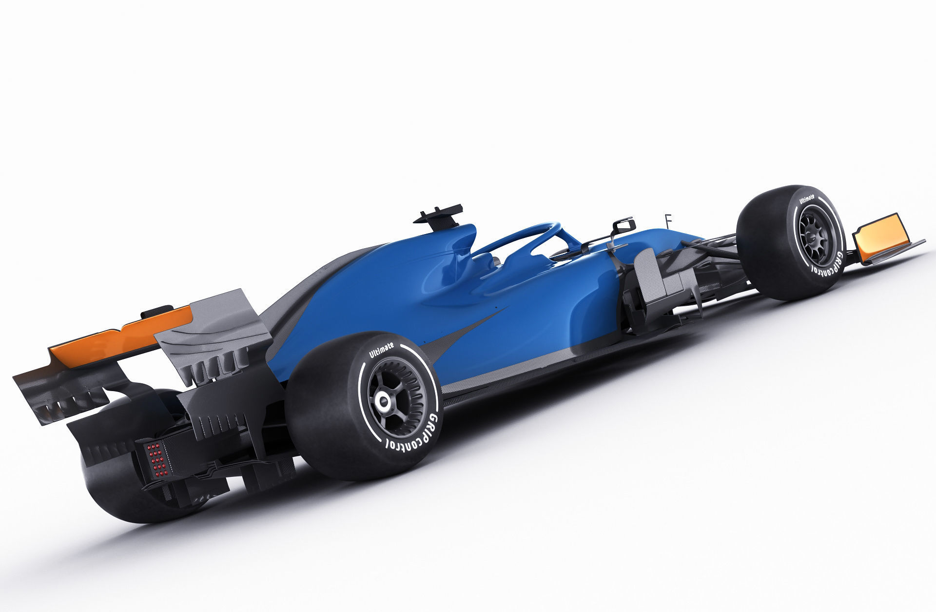 Generic F1 racing car 3D model_8