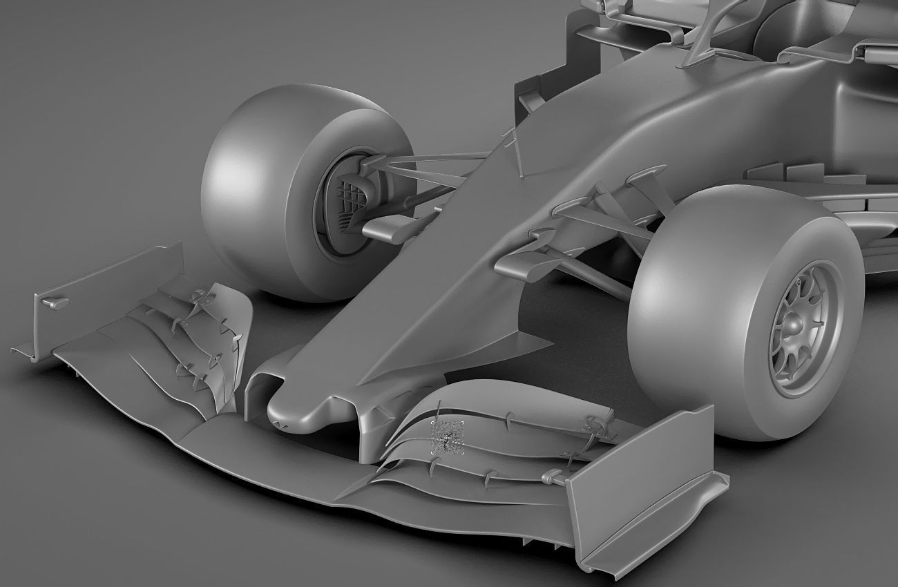 Generic F1 racing car 3D model_22
