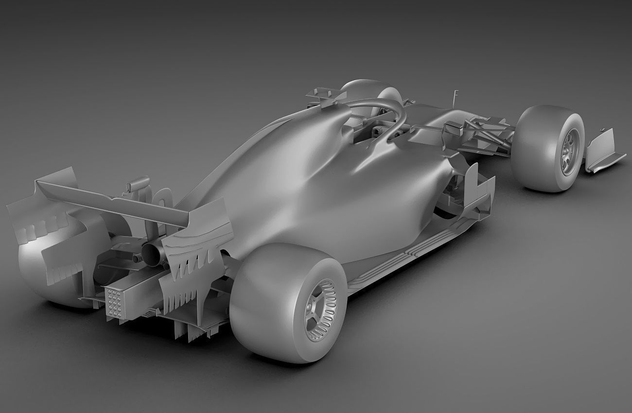 Generic F1 racing car 3D model_21