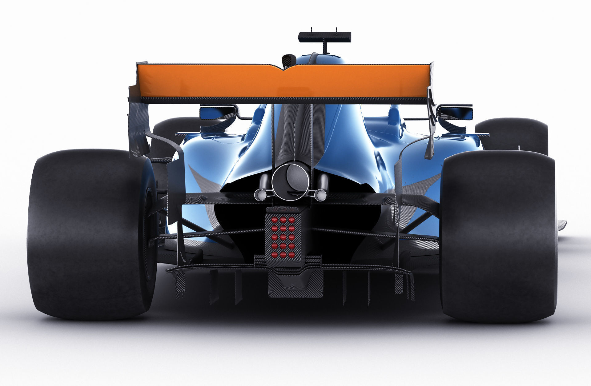 Generic F1 racing car 3D model_11