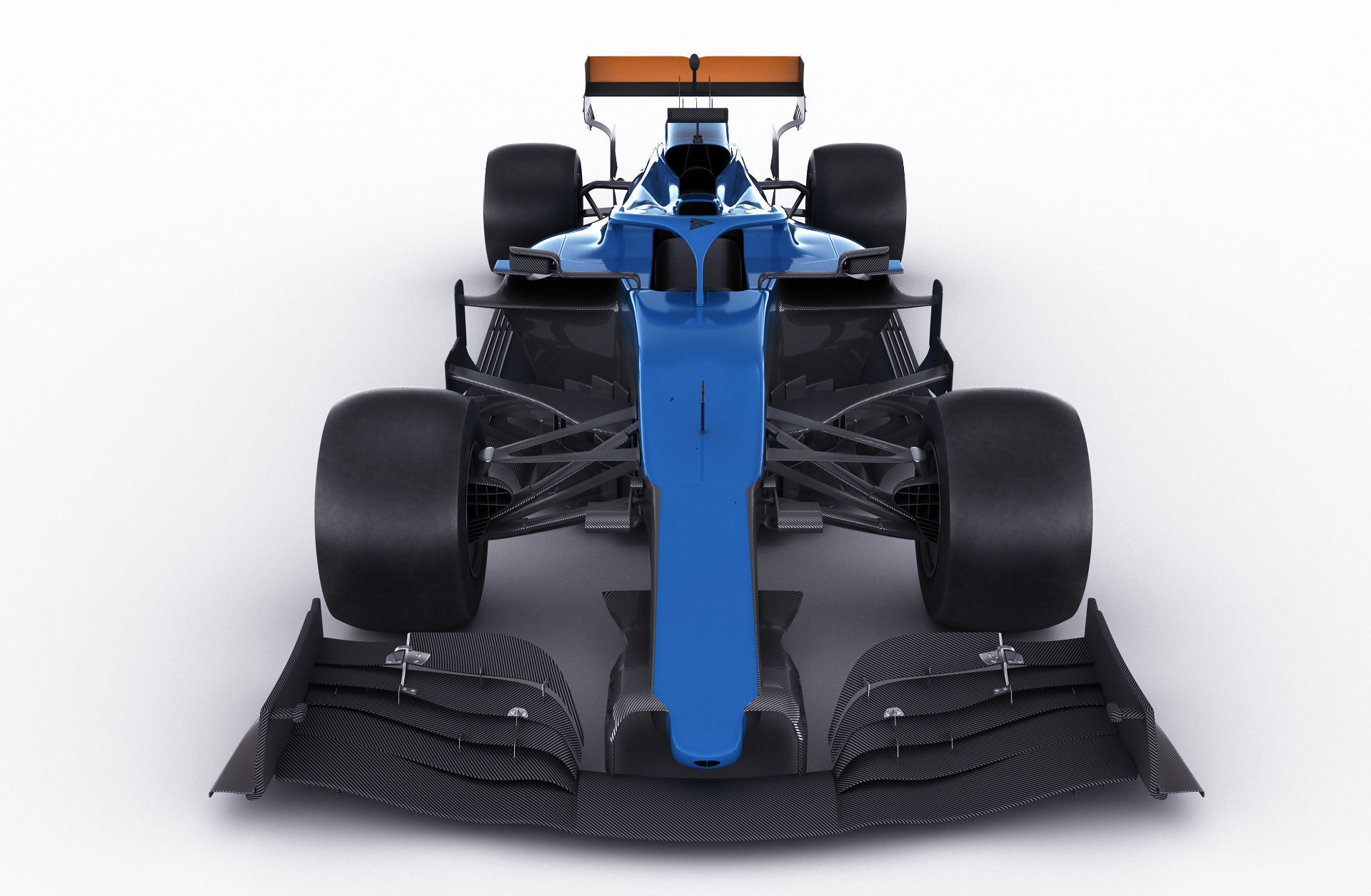 Generic F1 racing car 3D model_10