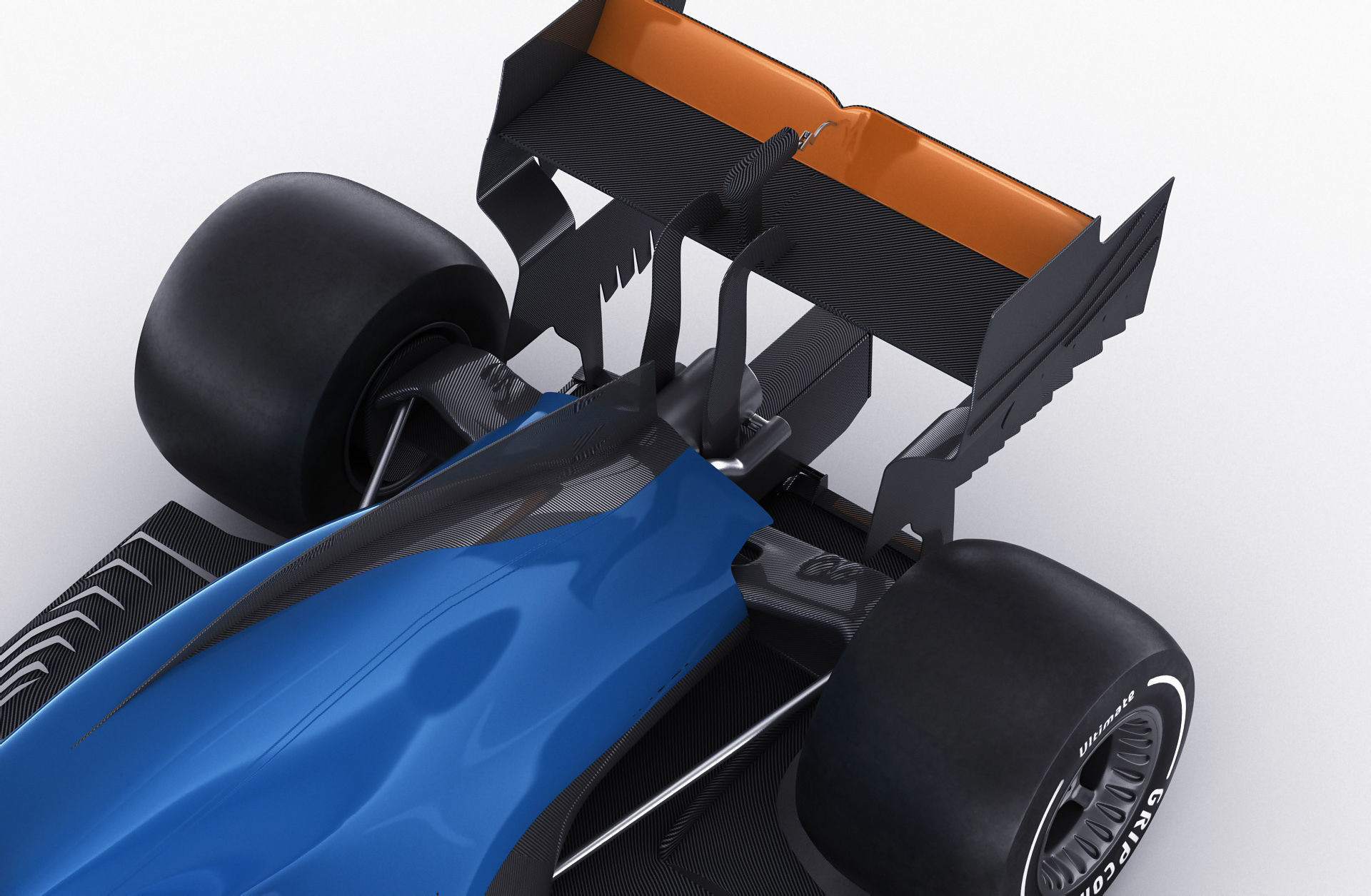 Generic F1 racing car 3D model_15