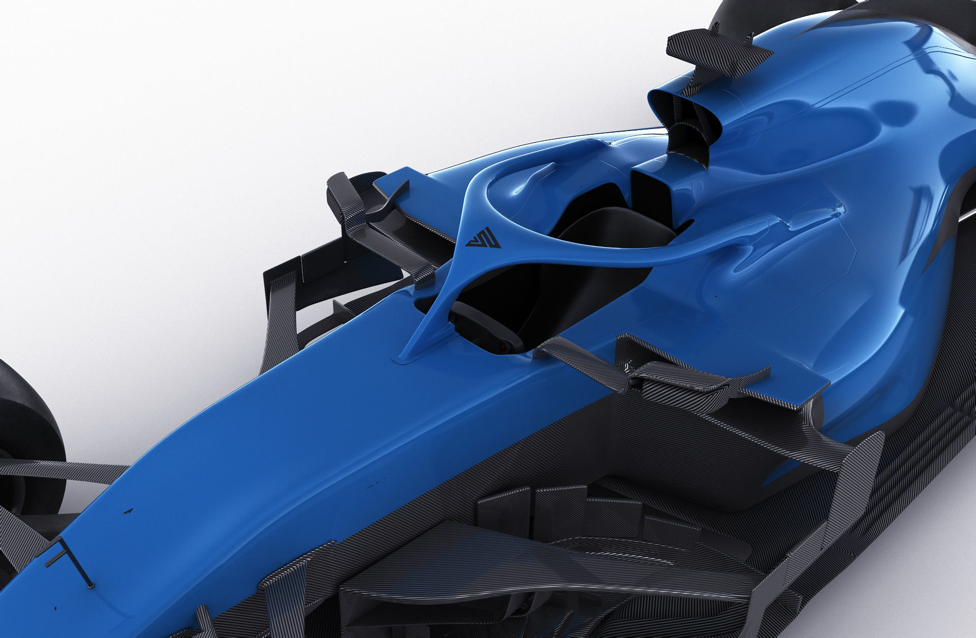 Generic F1 racing car 3D model_13