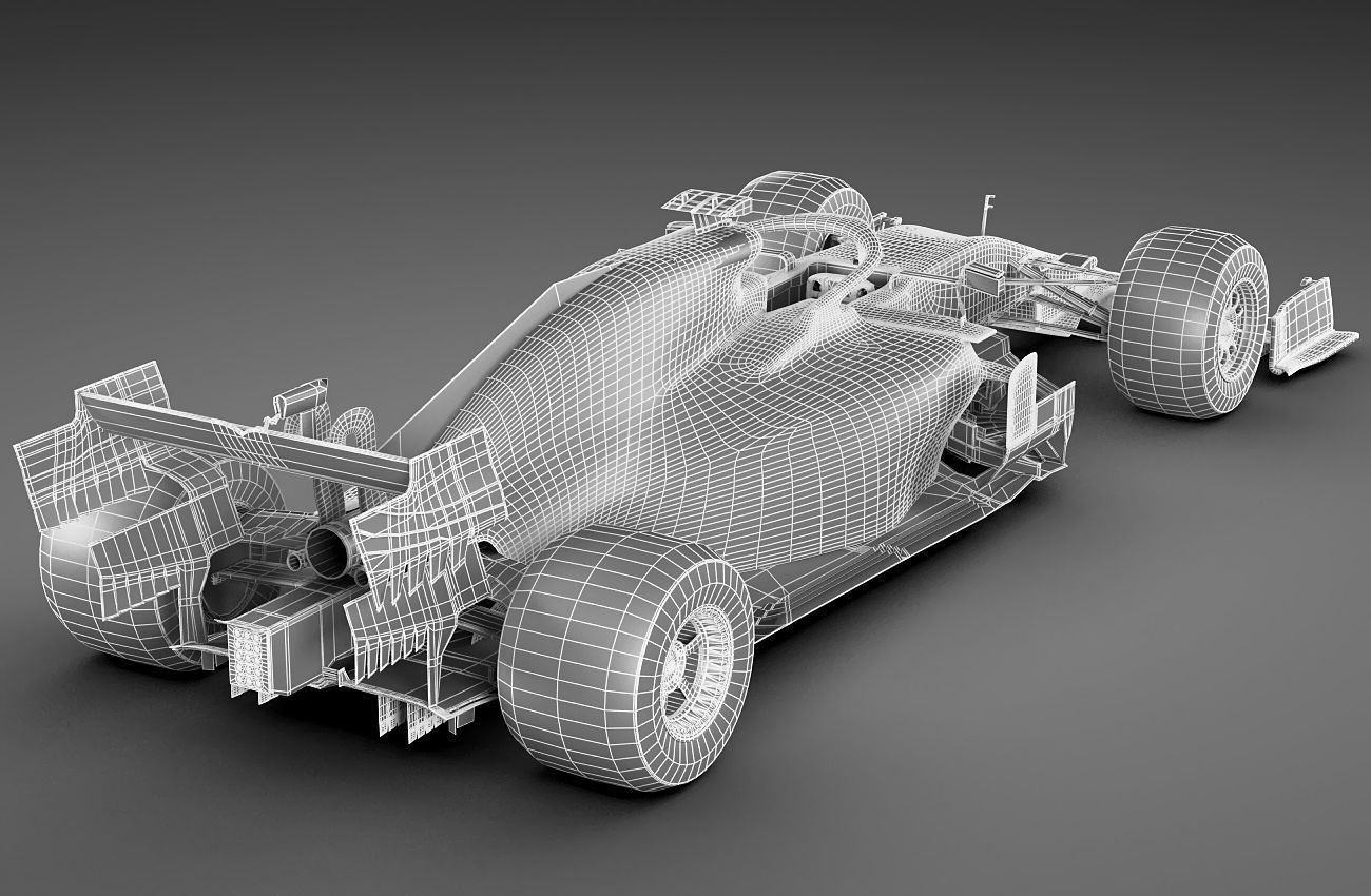 Generic F1 racing car 3D model_25