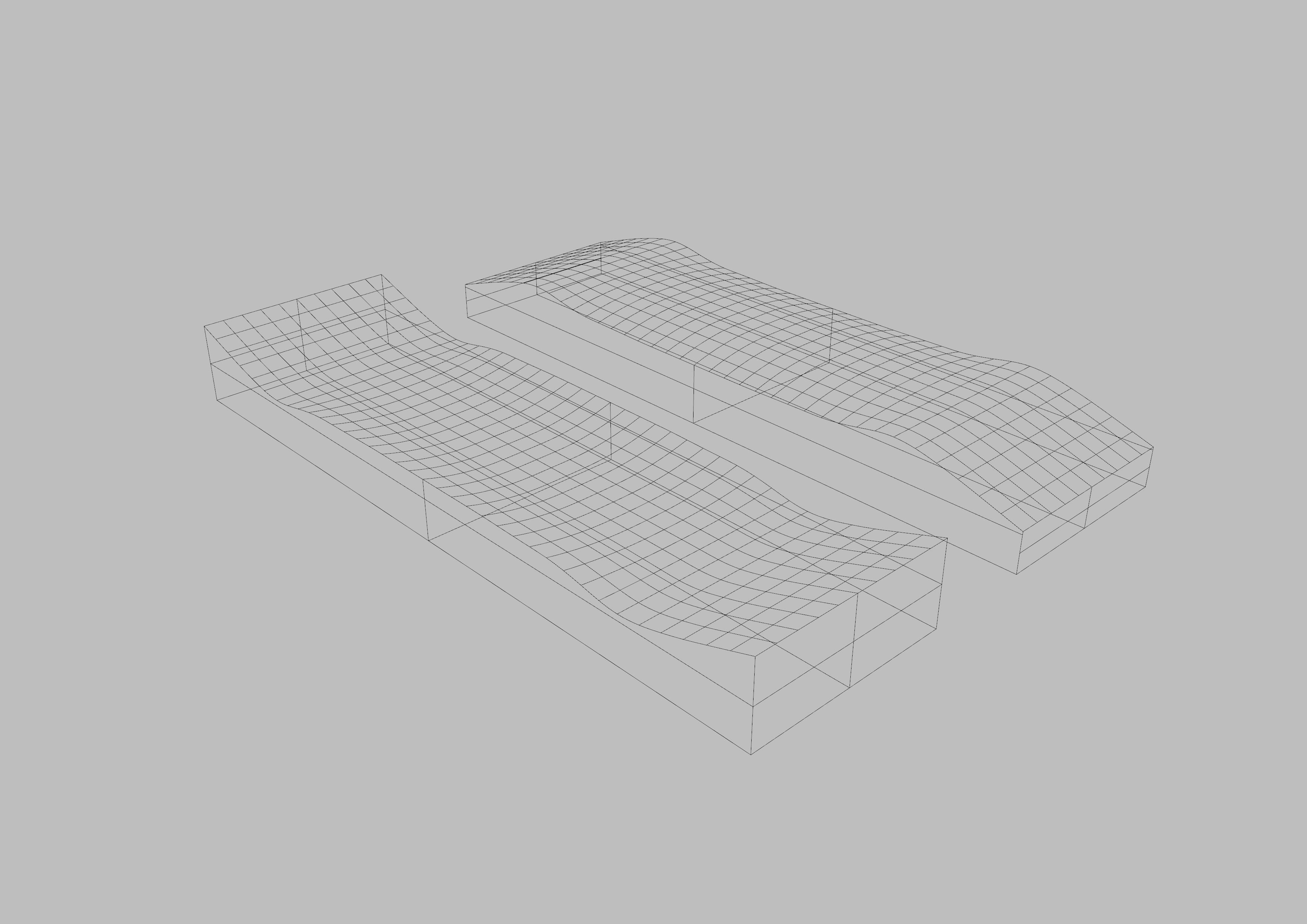 Cruiser Skateboard mold- Ready to be milled 3D model_10