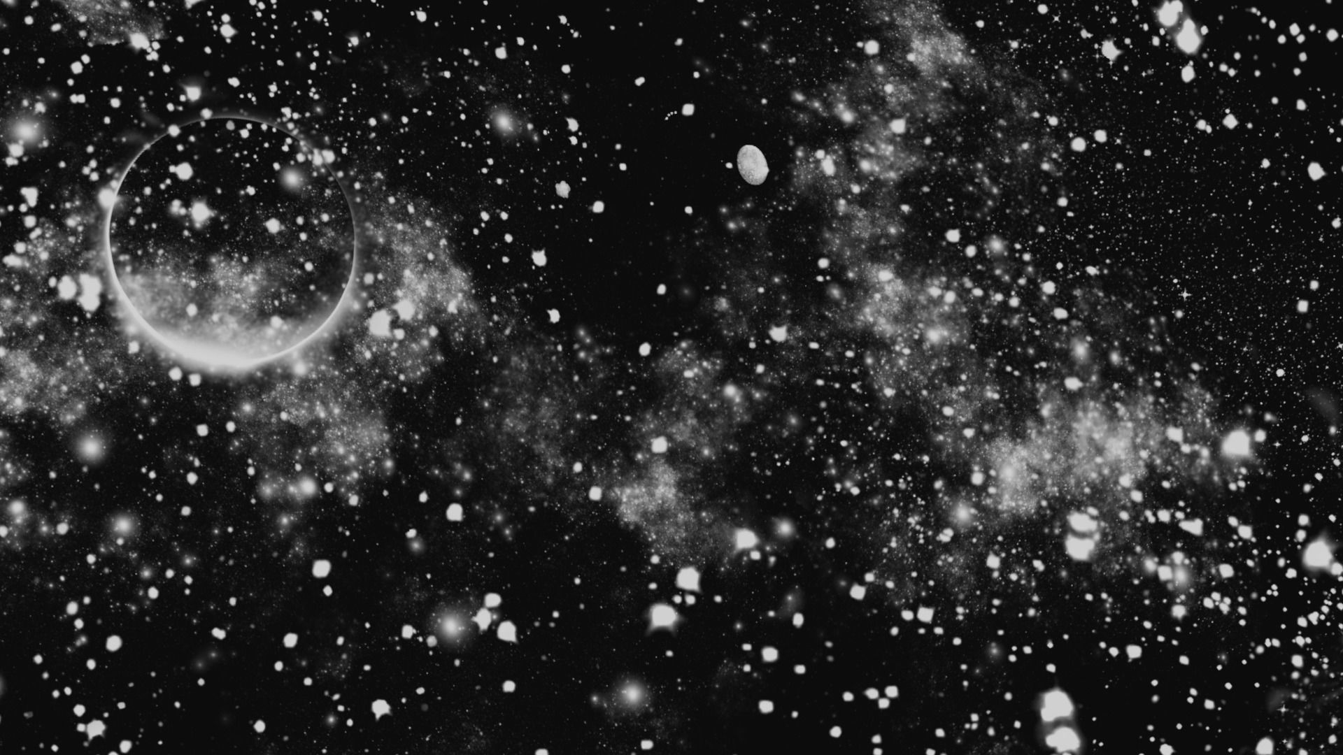 HDRI Panoramic Sky - 360 starfield -01 cosmic gray Low-poly 3D model_4