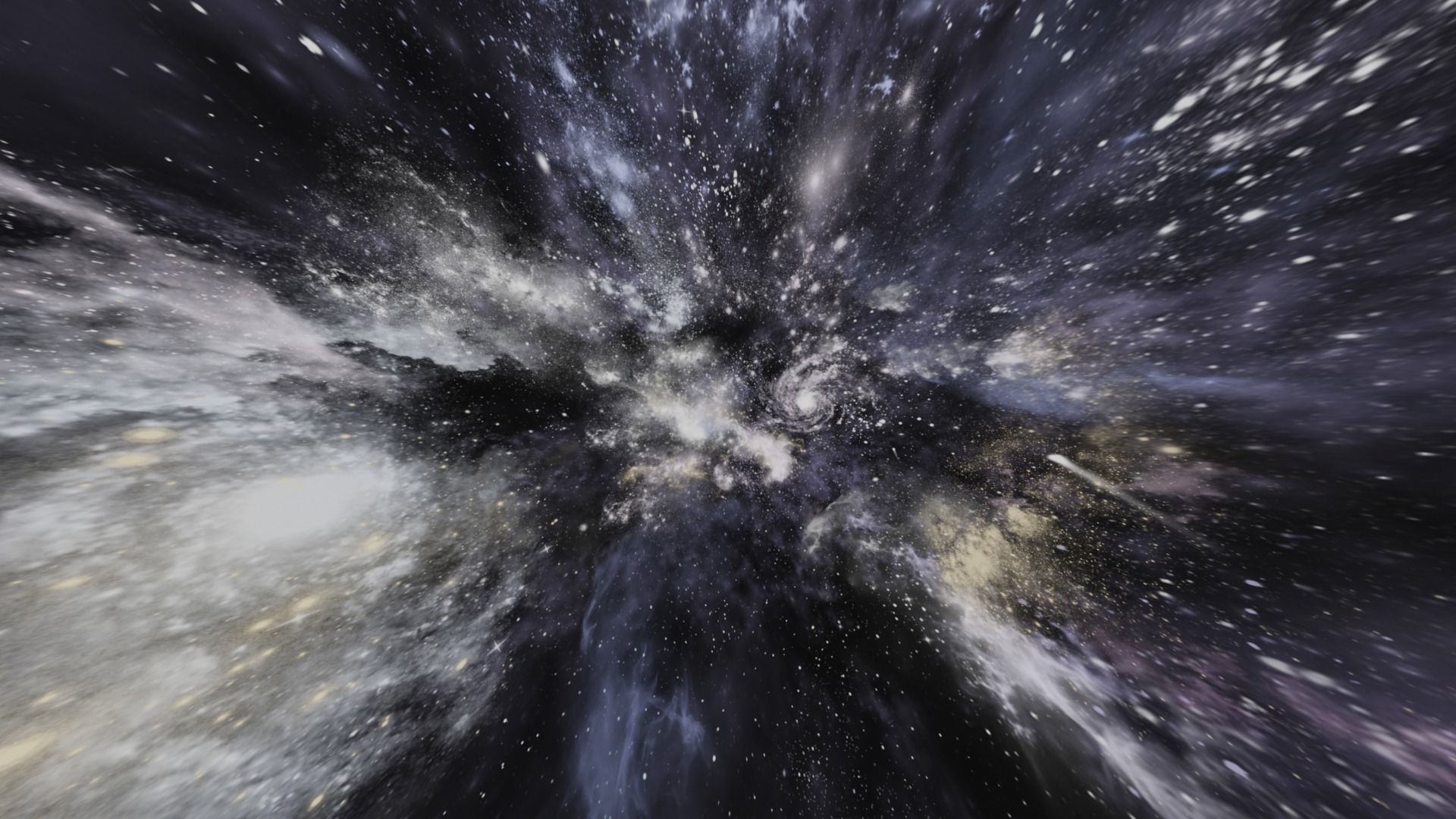 HDRI Panoramic Sky - 360 starfield - 02 Amazing cosmo Low-poly 3D model_1