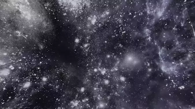HDRI Panoramic Sky - 360 starfield - 02 Amazing cosmo Low-poly 3D model