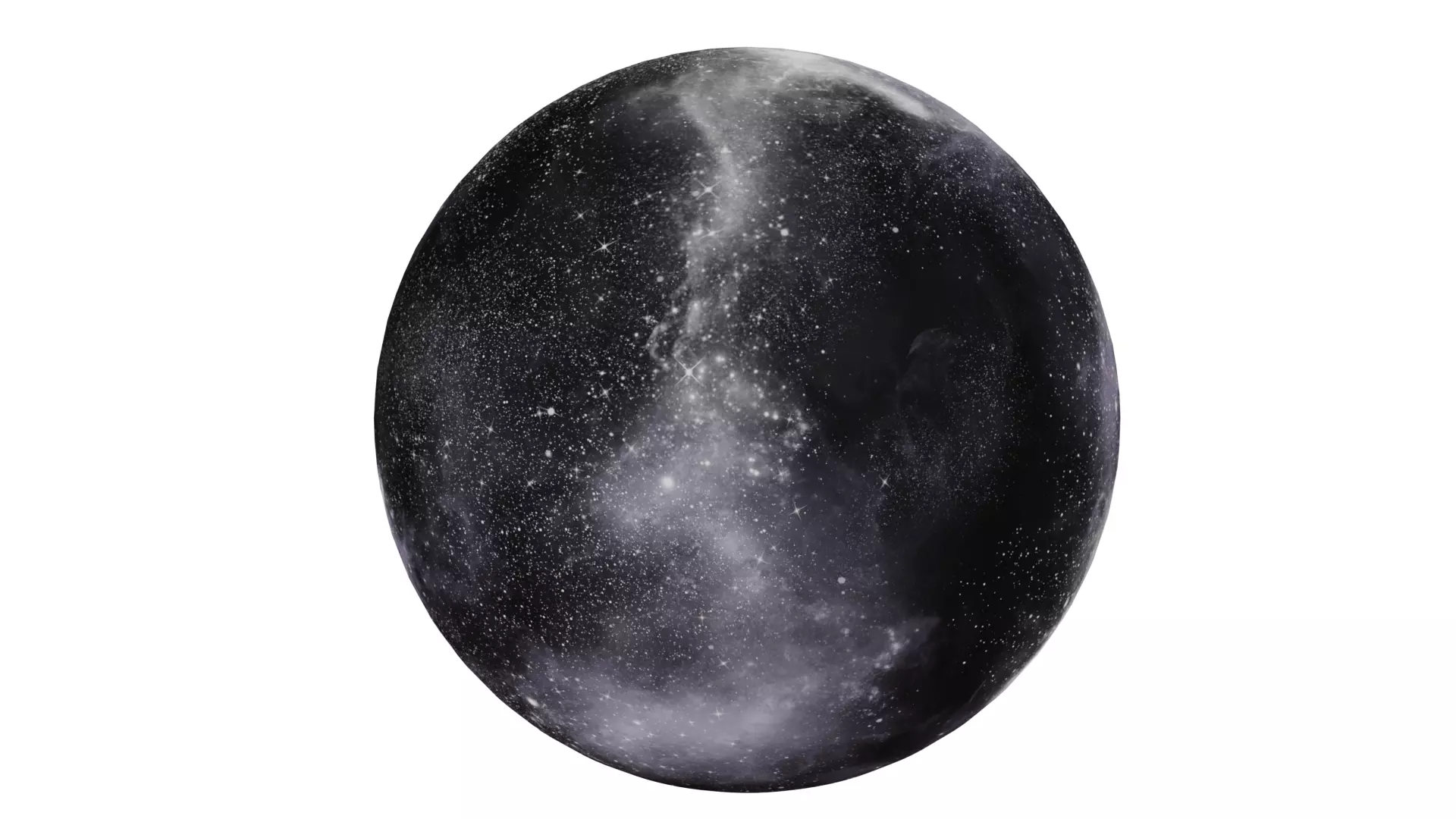 HDRI Panoramic Sky - 360 starfield - 03 violet Low-poly 3D model_0