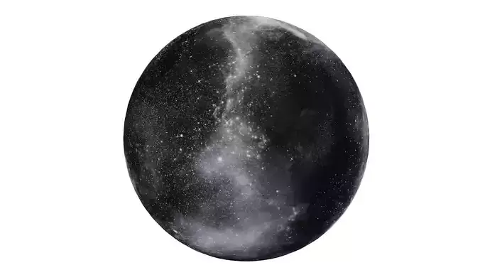 HDRI Panoramic Sky - 360 starfield - 03 violet Low-poly 3D model