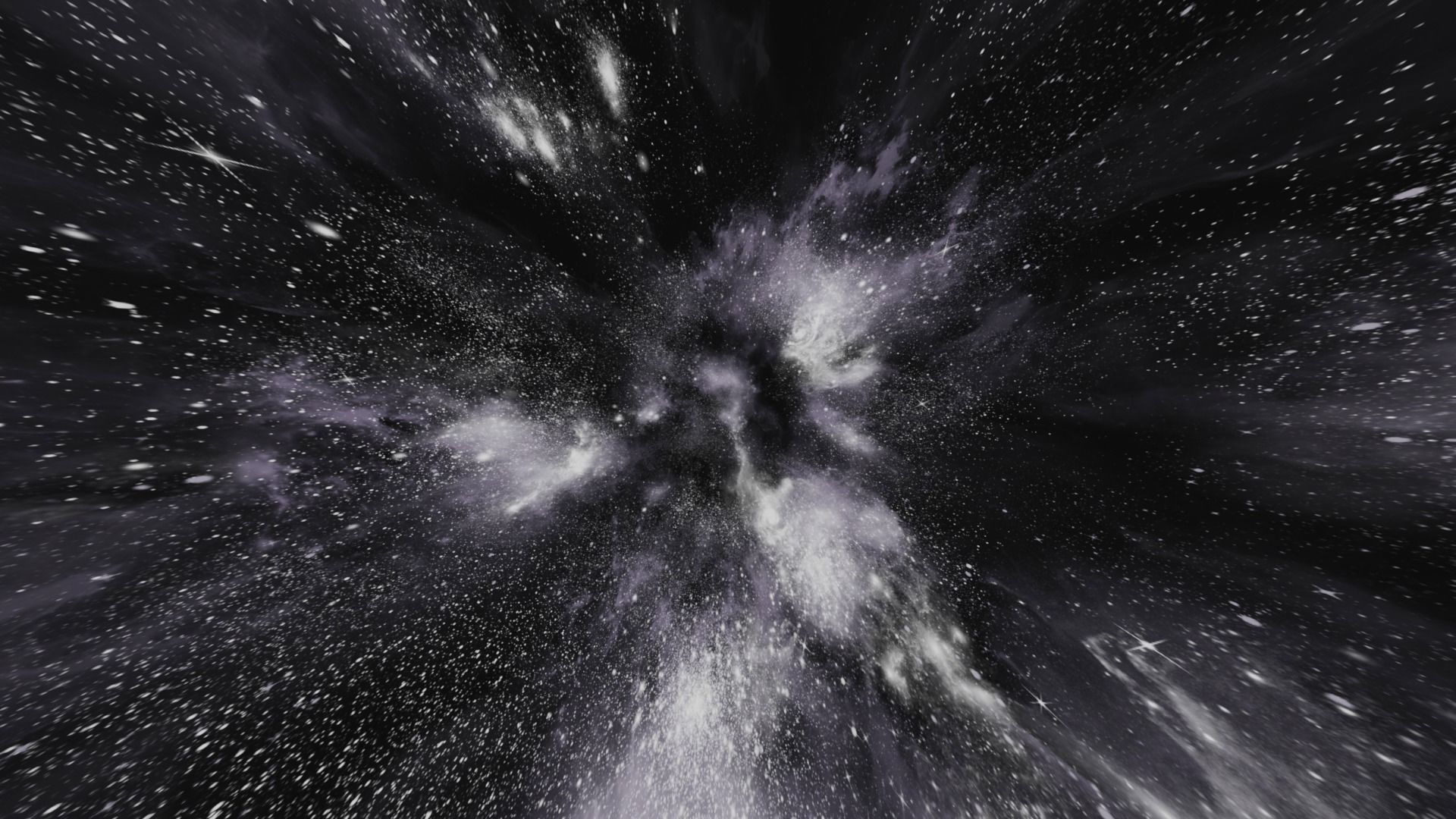 HDRI Panoramic Sky - 360 starfield - 03 violet Low-poly 3D model_8