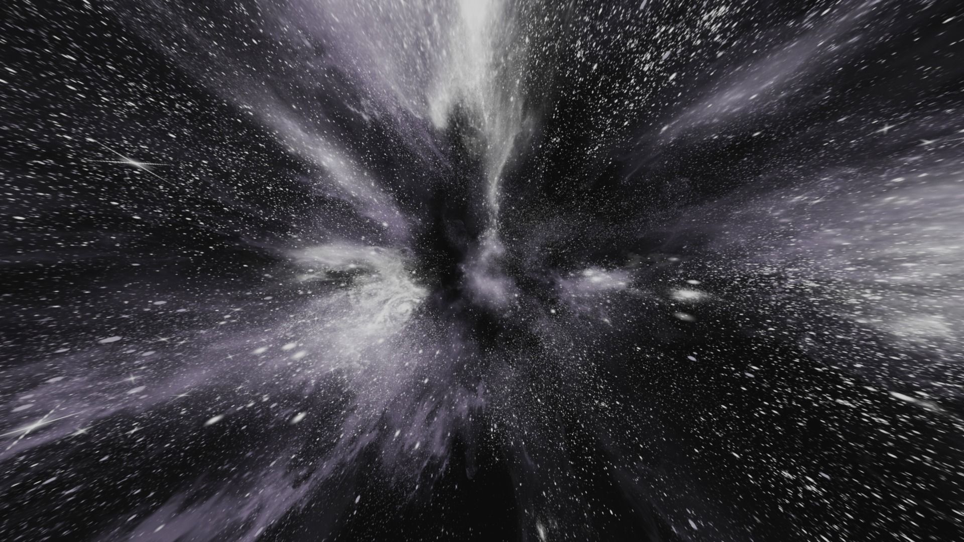 HDRI Panoramic Sky - 360 starfield - 03 violet Low-poly 3D model_13