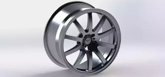 3D Modelled Alloy Wheel 3D model