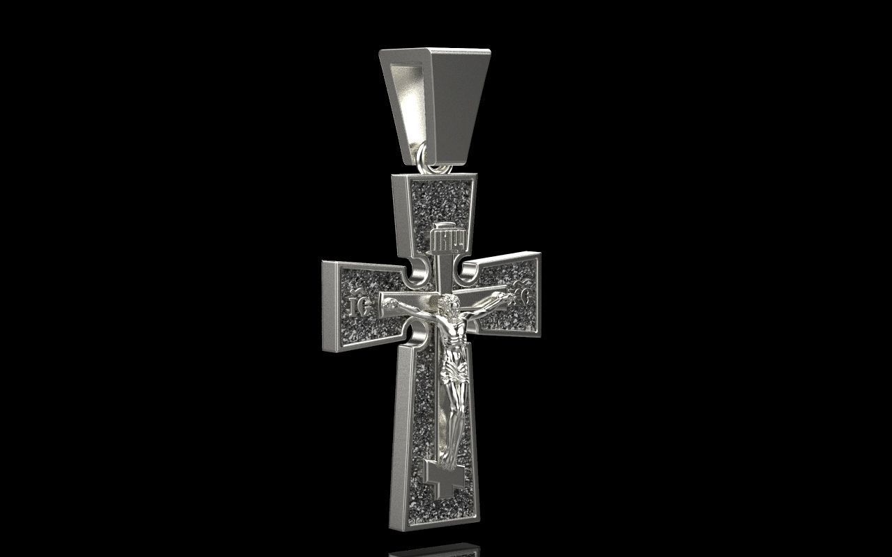 Cross enamel 2 3D print model_2