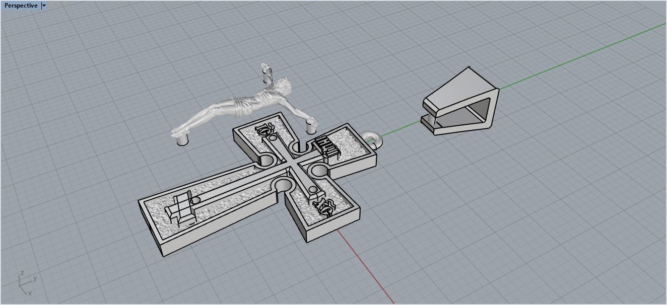 Cross enamel 2 3D print model_16