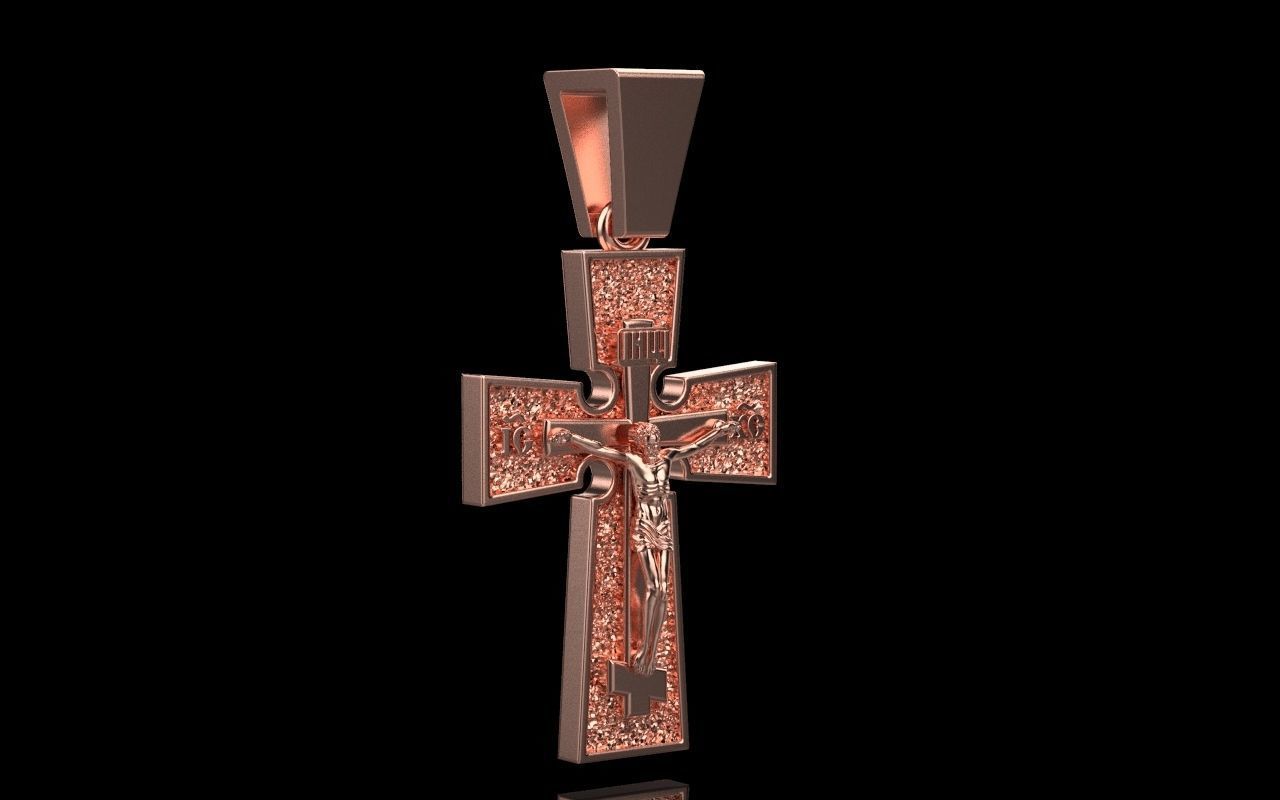 Cross enamel 2 3D print model_6