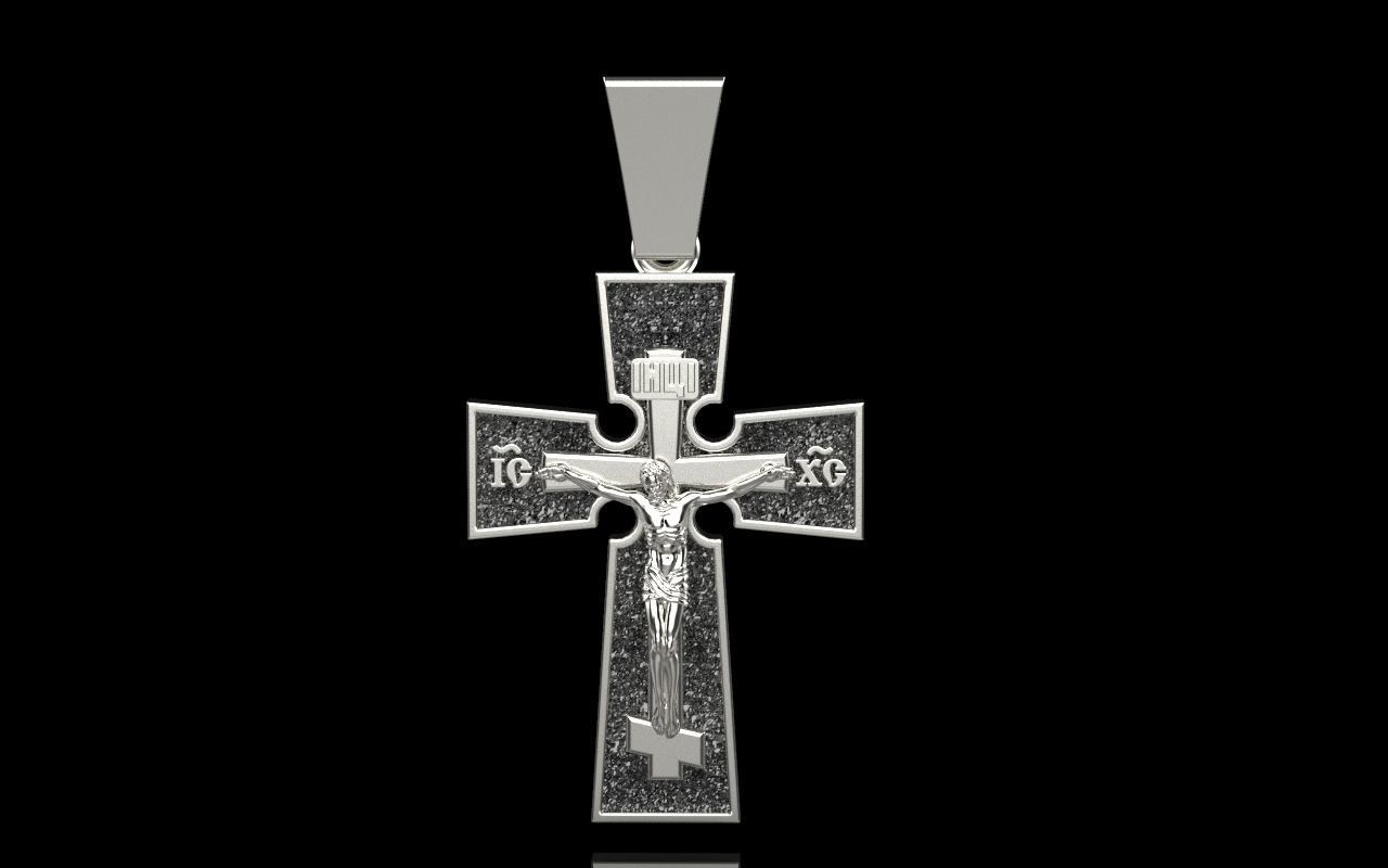 Cross enamel 2 3D print model_1