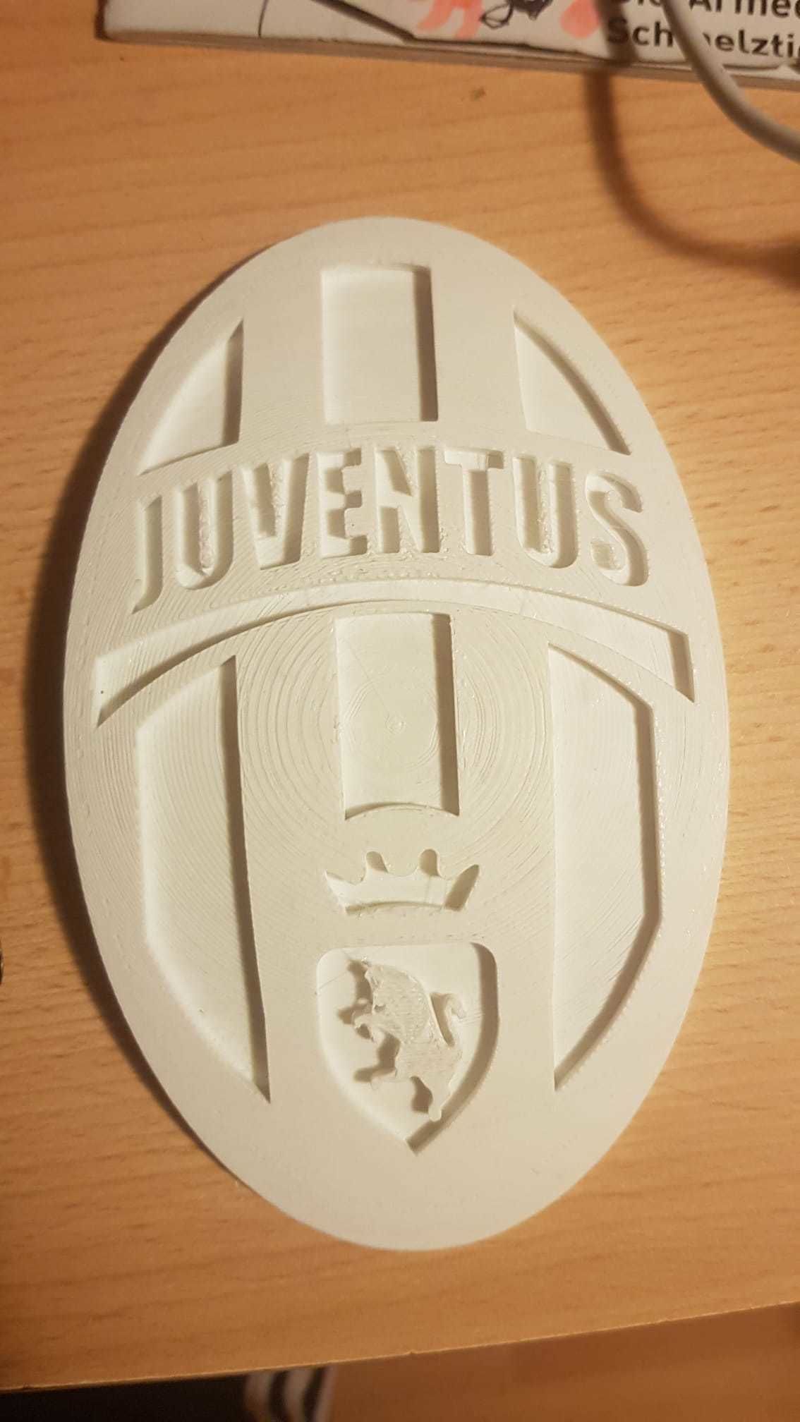 Juventus Turin Wall Sign 3D print model_8