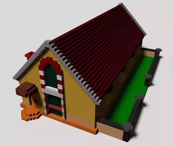 Voxel House 02
