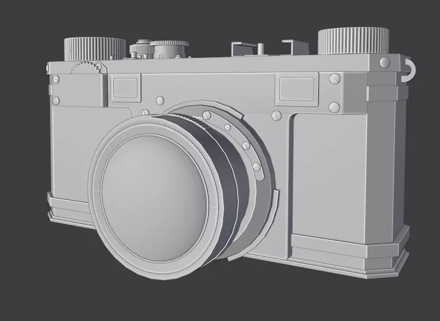 Nikon 01 vintange 3D model_0