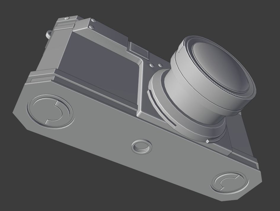 Nikon 01 vintange 3D model_4