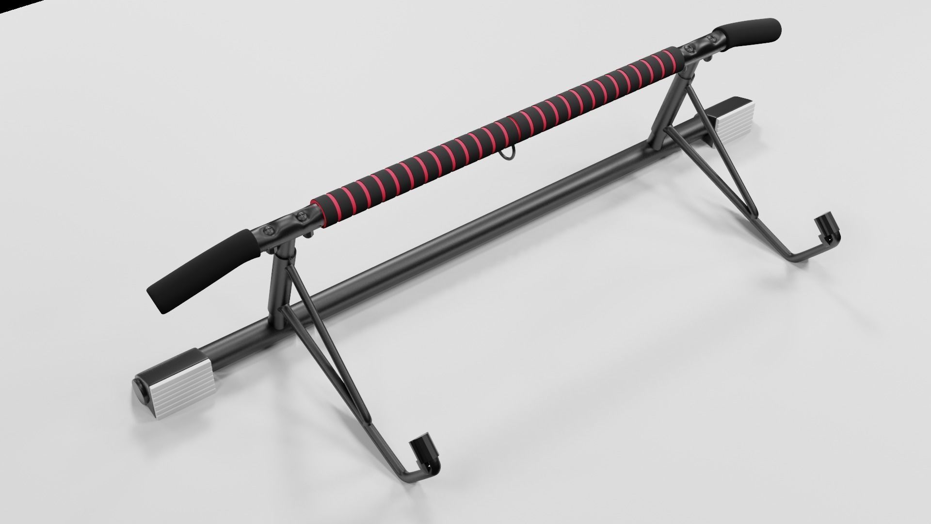 Pull up bar 3D model_1
