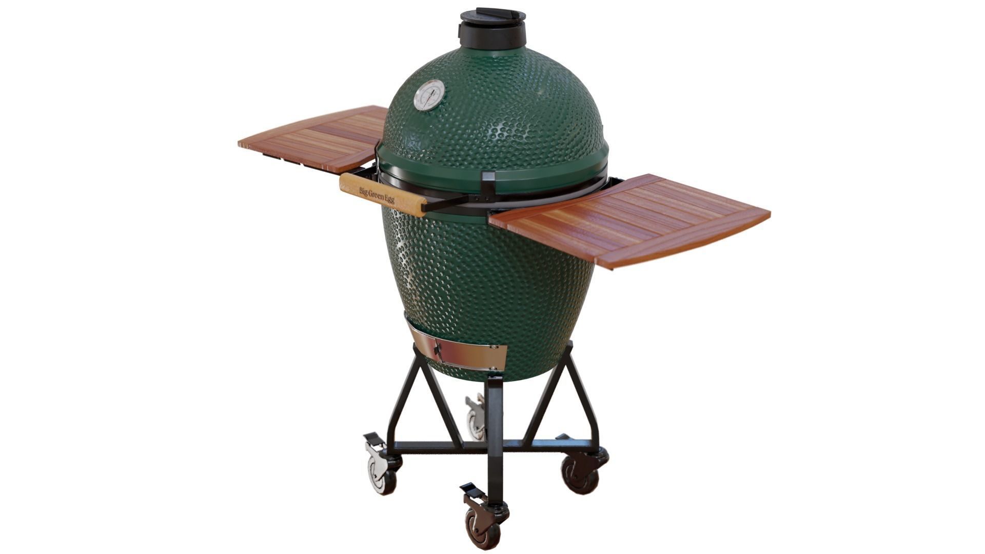 Kamado grill - Big Green Egg 3D model_2