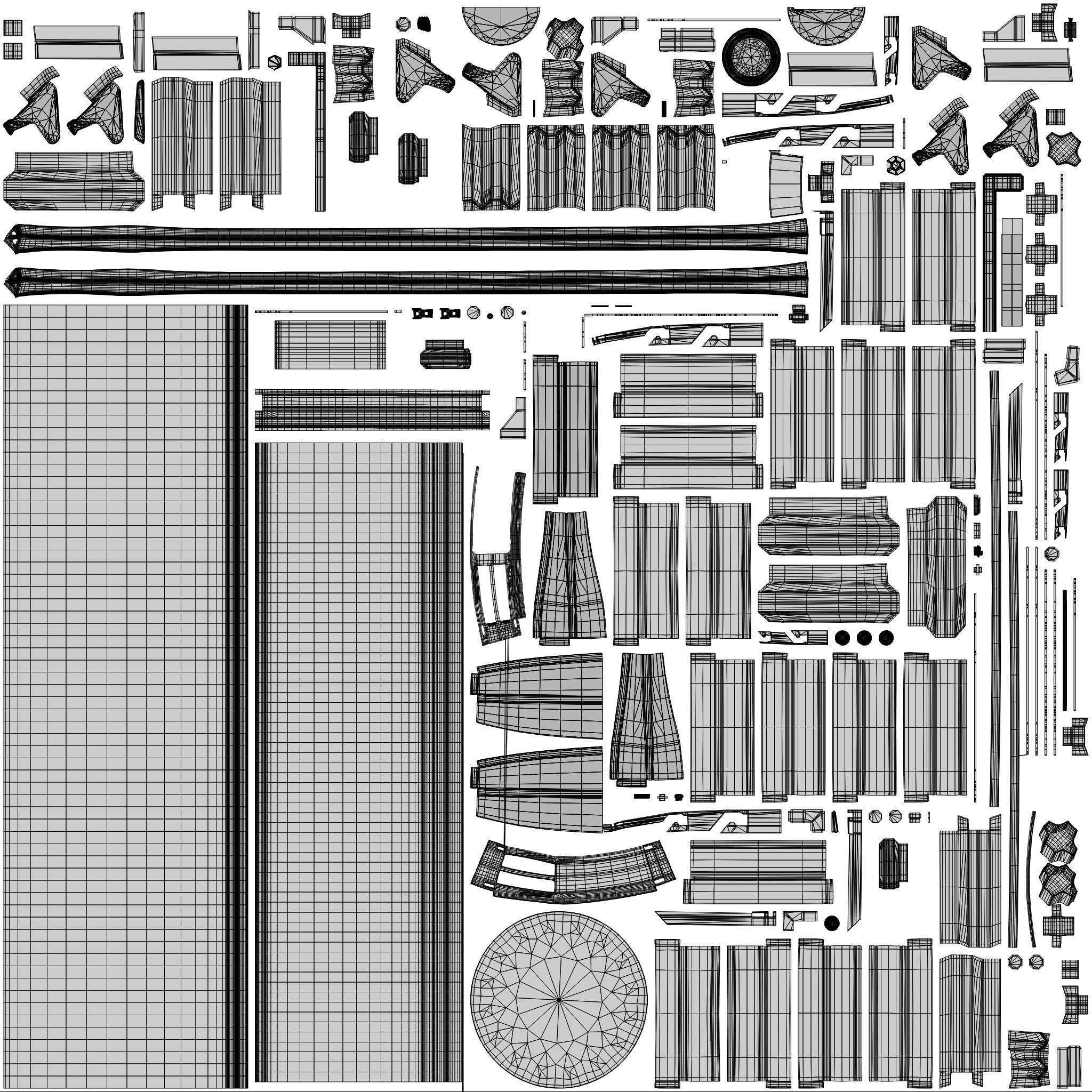 Kamado grill - Big Green Egg 3D model_9