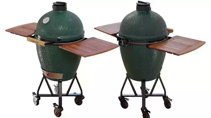 Kamado grill - Big Green Egg 3D model