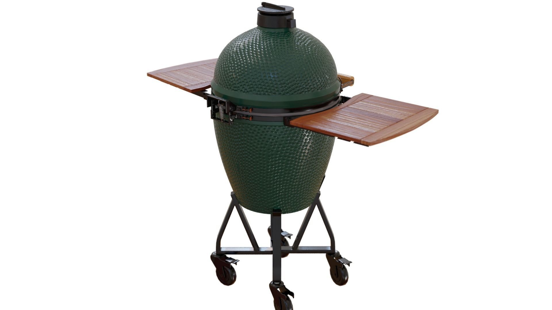 Kamado grill - Big Green Egg 3D model_5