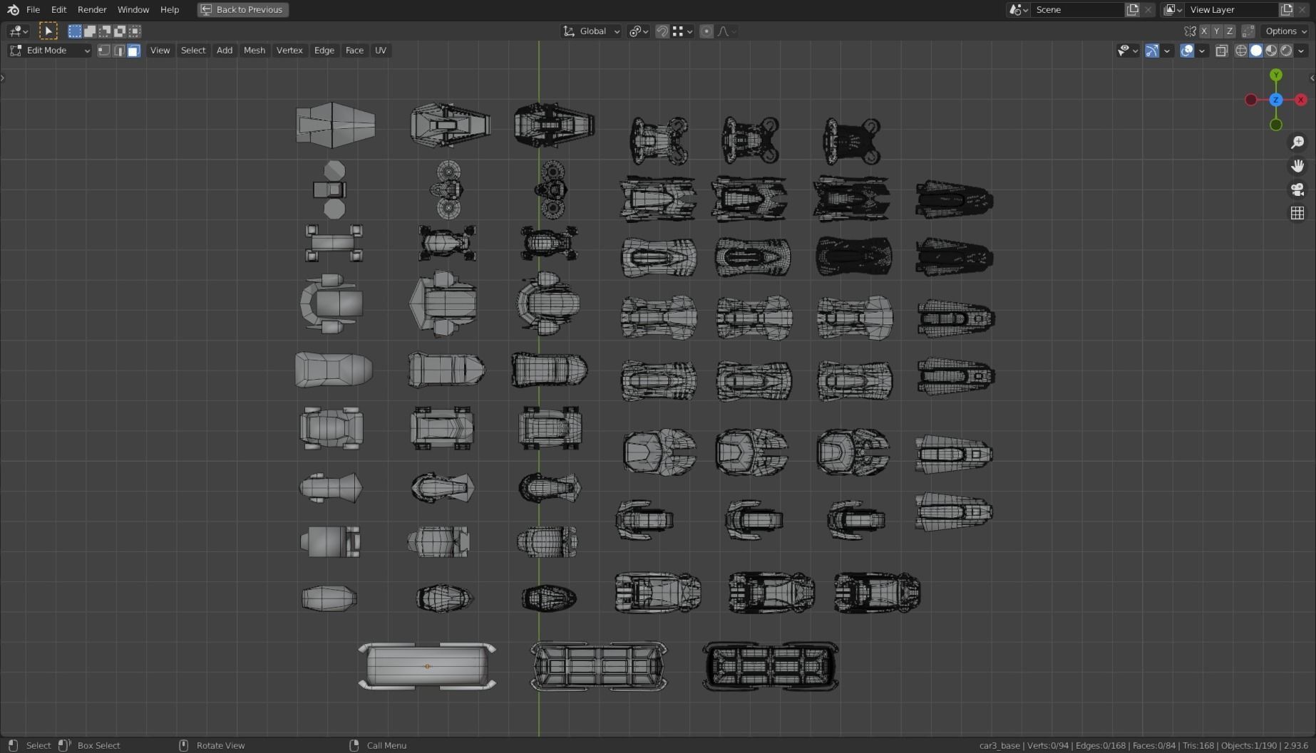 23  Simplistic Sci-Fi Flying Vehicles 3D Model Collection_62