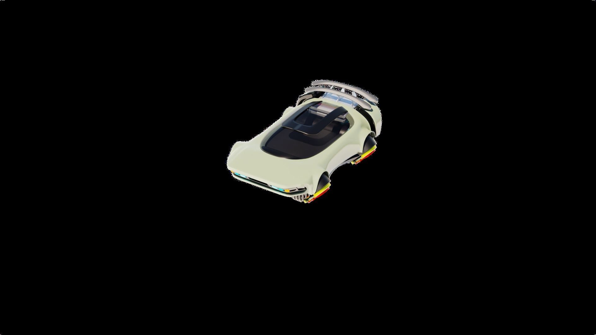 23  Simplistic Sci-Fi Flying Vehicles 3D Model Collection_46