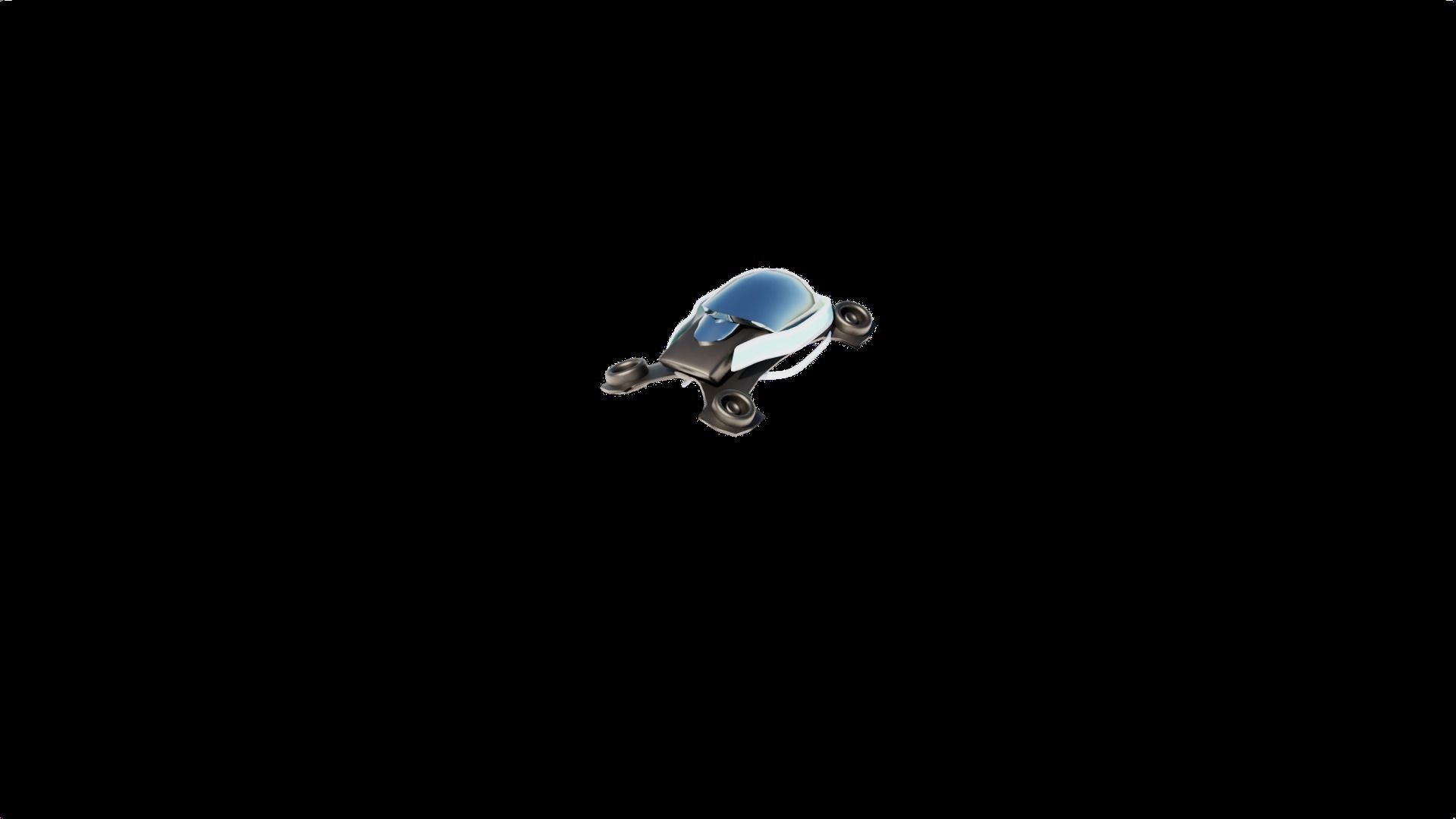 23  Simplistic Sci-Fi Flying Vehicles 3D Model Collection_37