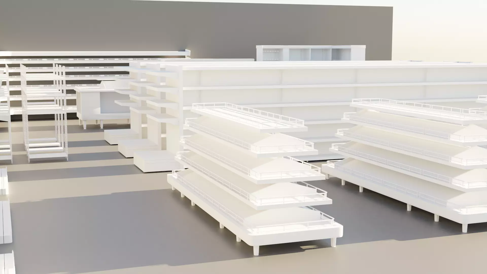 pack Furniture for monsters exhibition etc 3D model