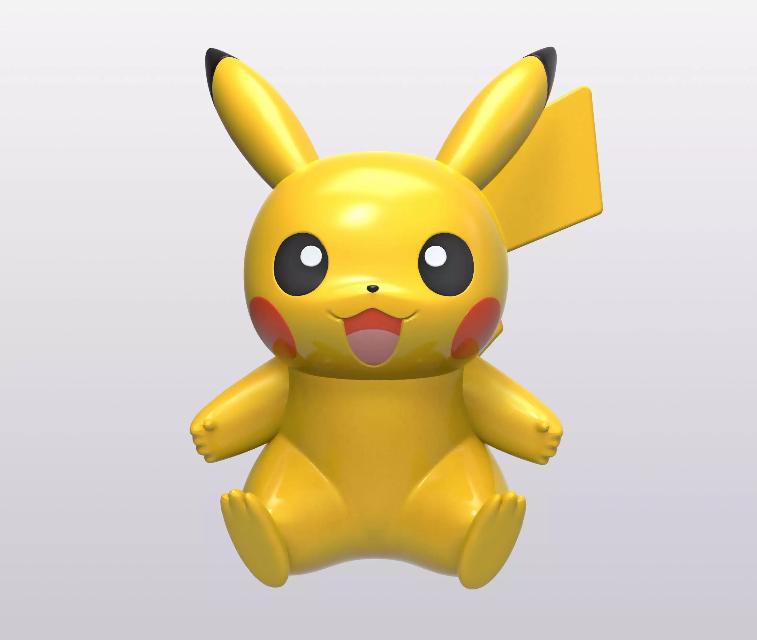 pikachu figurine 3D print model_0